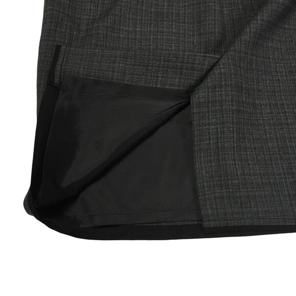 Elie Tahari Pencil Skirt Virgin Wool Blend Mini Gray Career Wear Women's 6 Work - Picture 9 of 9